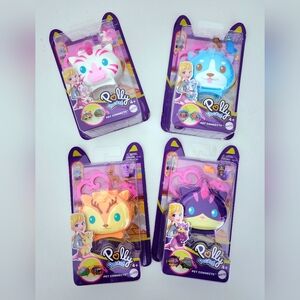 Polly Pocket Pet Connect Complete Set Of 4